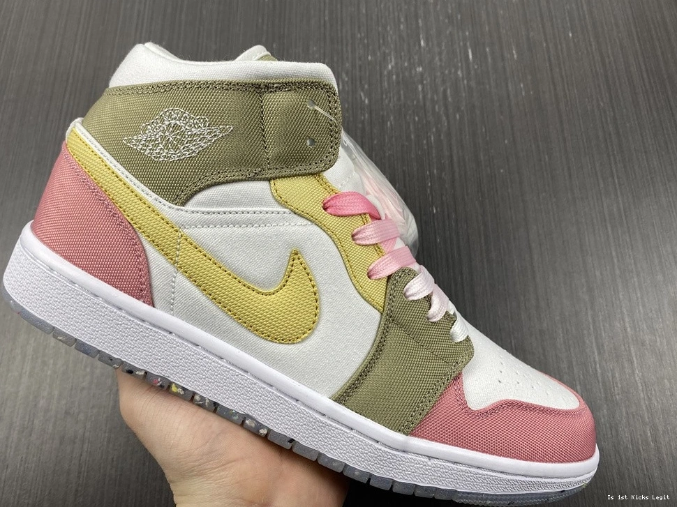 SE Green  (GS) Pastel Grind DJ0338-100 Jordan 1 Vivid Mid 0425